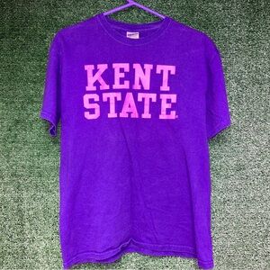 Kent State University Golden Flashes Purple Shirt M Gildan tag Ohio College